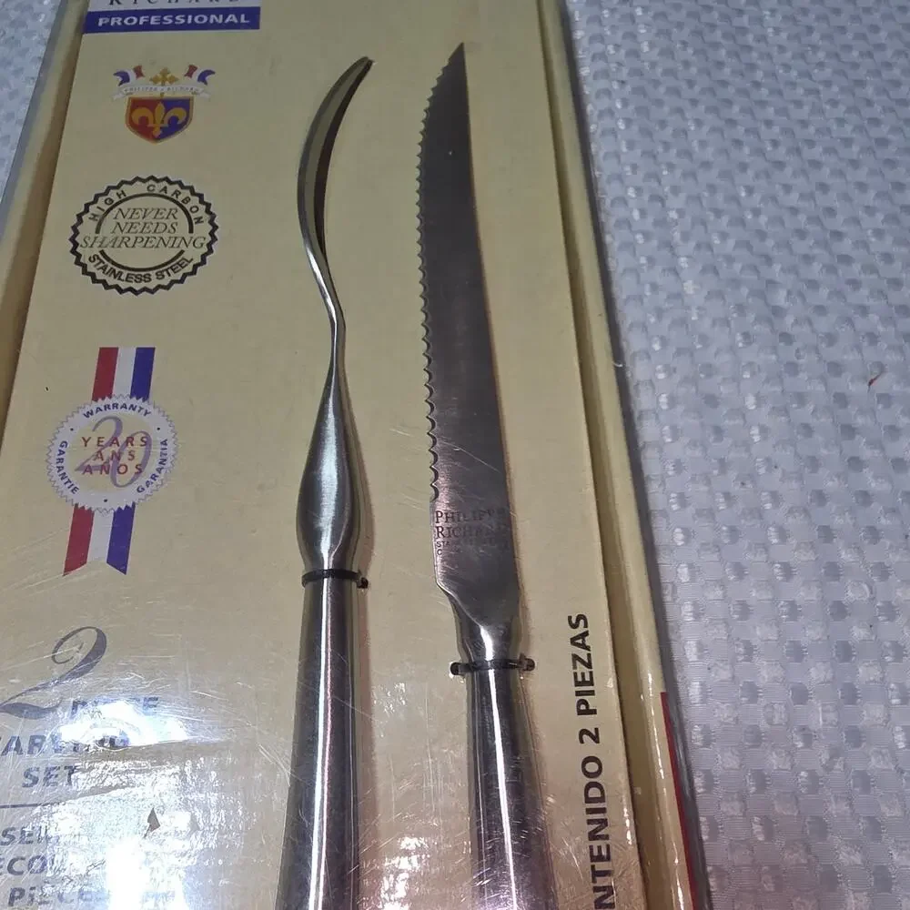 PHILLIPPE RICHARD 2 PIECE CARVING SET